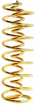 DNS Spirale aus Kupfer, vergoldet