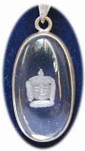 Buddha Amulett Bergkristall